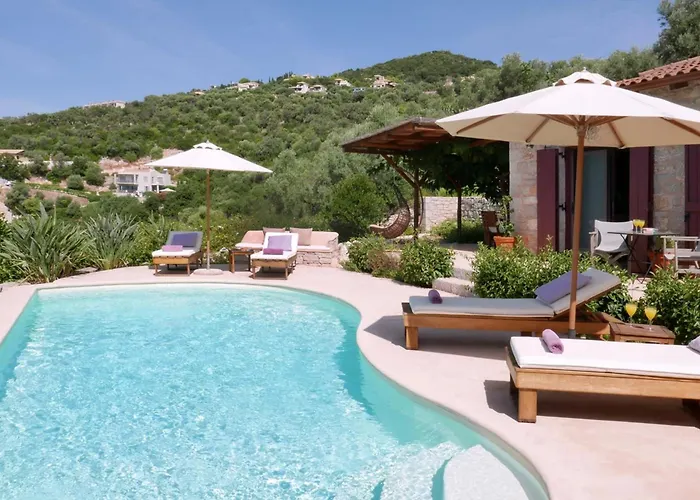 Villa Phos - Boutique Stone And Wood Sanctuary With Private Pool Near Sivota * Sivota (Lefkada)